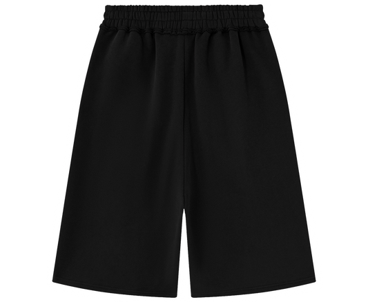 Unisex Raw Edge Fleece Shorts
