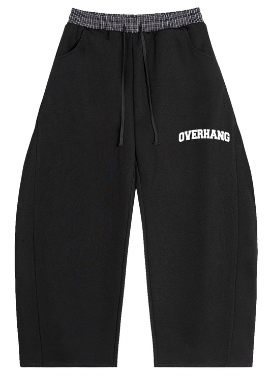 Plaid Waistband Barrel Sweatpants